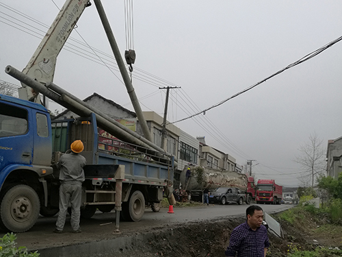 风灾杆路抢修